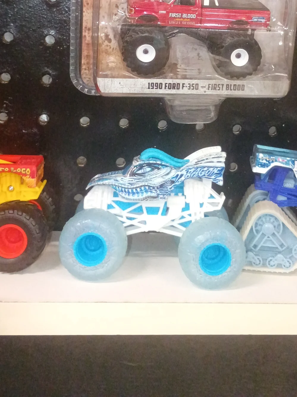 Spin Master Monster Jam Ice Dragon 1/64 Scale Loose